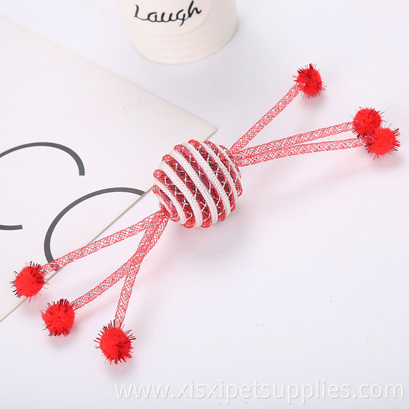 wholesale two color kitten Teasing Ball Toy for Cats Playing